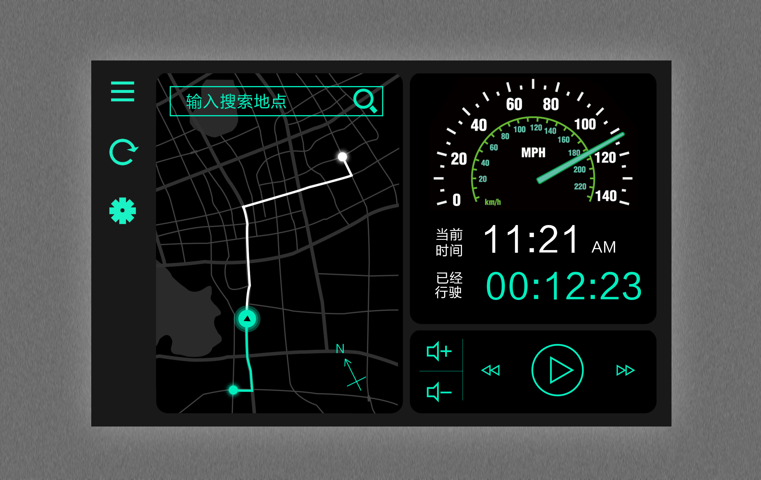 智能導(dǎo)航 現(xiàn)代車載地圖導(dǎo)航界面的演進(jìn)與未來展望